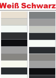 Weiße-und-Schwarze-Ral-Farben-für-Türen-fenster-Haustüren-Tore
