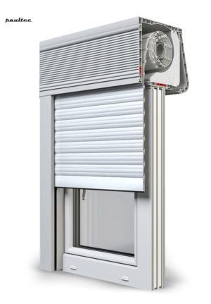 2 Weiß Fenster Rollladen CleverBox Soft Beclever