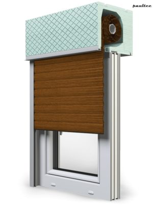 23 goldene Eiche Fenster Rollladen ROKA TOP 2RG Unterputzrollladen Beck-Heun