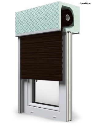 28 Wenge Fenster Rollladen ROKA TOP 2RG Unterputzrollladen Beck-Heun
