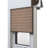 4 Dunkel\beige Fenster Rollladen EXPERT XT Exte Aufsatzrollladen Aufbaurollladen